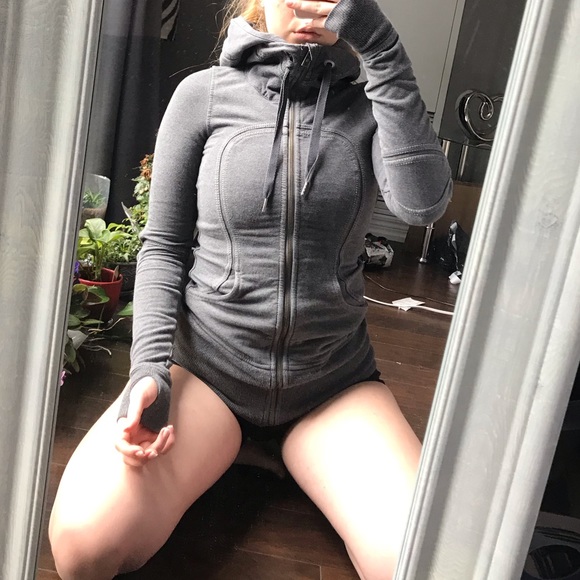 lululemon athletica Tops - Lululemon grey high-necked hoodie